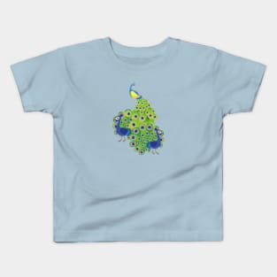 Beautiful Peacock Kids T-Shirt